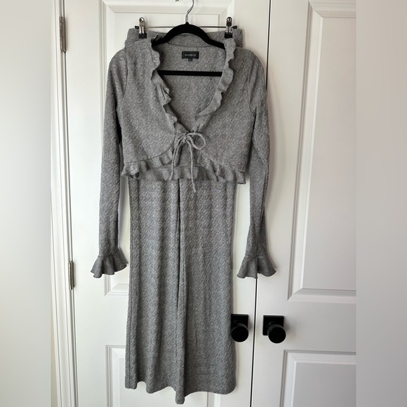 Revolve - Majorelle Elena Top & Pants in Heather Gray (Size S) - Picture 2 of 16